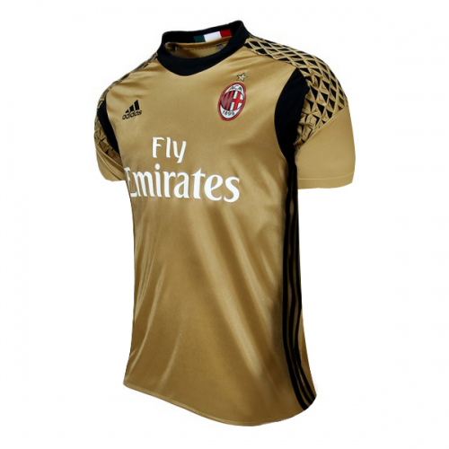 AC Milan Golden Goalkeeper 2016/17 Soccer Jersey Shirt